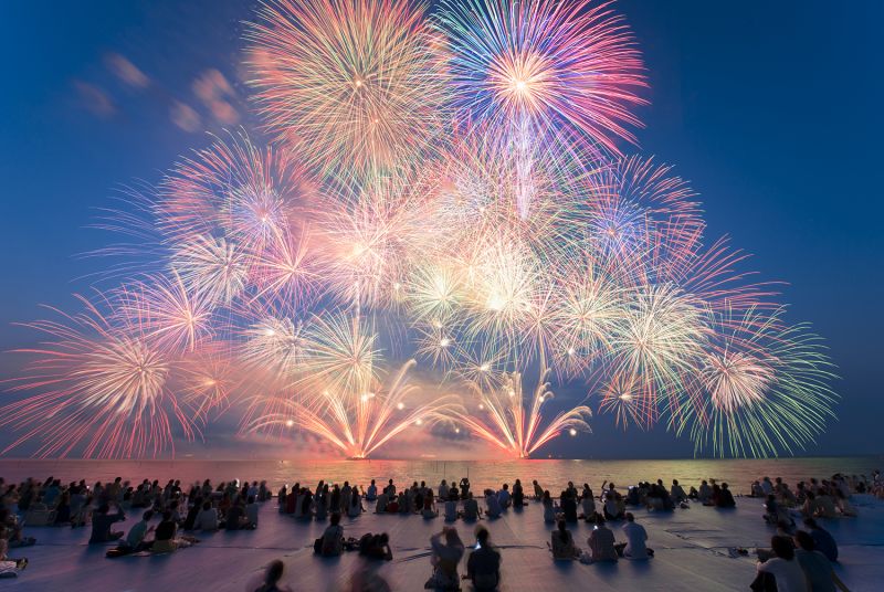 Lễ hội pháo hoa Nhật Bản Hanabi Lễ hội pháo hoa Nhật Bản Hanabi